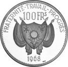100 Francs CFA (Diori Hamani; Essai)