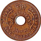 ½ Penny - Elizabeth II