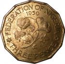 3 Pence - Elizabeth II (1st portrait)