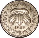 6 Pence - Elizabeth II (1st portrait)