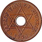 ½ Penny - Elizabeth II