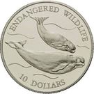 10 Dollars - Elizabeth II (Whales)