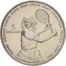 5 Dollars - Elizabeth II (Steffi Graf)