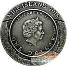1 Dollar - Elizabeth II (Popigai Meteorite Crater)