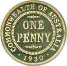 1 Dollar - Elizabeth II (Australian 1930 Penny)