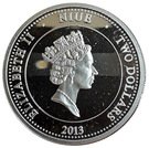 2 Dollars - Elizabeth II (Year of the Snake)