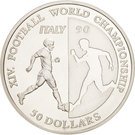 50 Dollars - Elizabeth II (1990 Soccer World Championship)