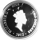 2 Dollars - Elizabeth II (Great White Shark)