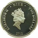 2 Dollars - Elizabeth II (Year of the Dragon)