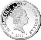 1 Dollar - Elizabeth II (Princess Leia)