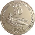 50 Cents - Elizabeth II (3rd portrait)