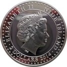 2 Dollars - Elizabeth II (Soyouz SSSR - 1966)