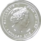 1 Dollar - Elizabeth II (Blue Whale)