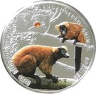 1 Dollar - Elizabeth II (Red Ruffed Lemur)