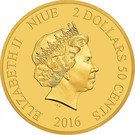 2 Dollars 50 Cents - Elizabeth II (Mickey Mouse - Brave Little Tailor)