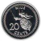 20 Cents - Elizabeth II (3rd portrait)