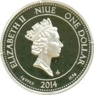 1 Dollar - Elizabeth II (Aureus Justitia)