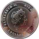 1 Dollar - Elizabeth II (Hockey Club "Sibir")