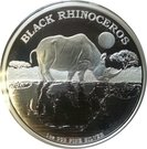 2 Dollars - Elizabeth II (Black Rhinoceros)