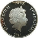 2 Dollars - Elizabeth II (Pygmy Hippopotamus)