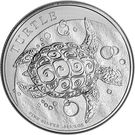 2 Dollars - Elizabeth II (Hawksbill Turtle)