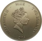 2 Dollars - Elizabeth II (Alpine Ibex)