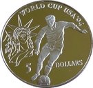 5 Dollars - Elizabeth II (1994 World Cup in USA)