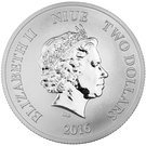 2 Dollars - Elizabeth II (Year of the Monkey)