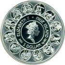 1 Dollar - Elizabeth II (Libra)