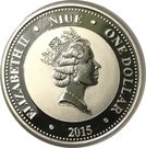 1 Dollar - Elizabeth II (Slay of the Nemean Lion)