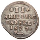 2 Skilling - Christian V