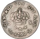 8 Skilling - Frederik IV