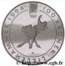 100 Kroner - Olav V (1994 Olympics - Speed Skating)