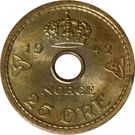 25 Øre - Haakon VII (WW2 Exile Coinage)