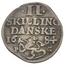 2 Skilling - Christian V