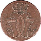 1 Skilling Danske - Christian VII