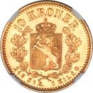 10 Kroner - Oscar II