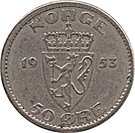 50 Øre - Haakon VII