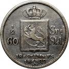 ½ Speciedaler / 60 Skilling - Carl XIV Johan