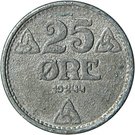25 Øre - Haakon VII (WW2 German Occupation)