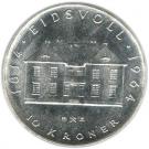 10 Kroner - Olav V (Constitution Sesquicentennial)
