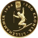 1500 Kroner - Harald V (1994 Olympics in Lillehammer)