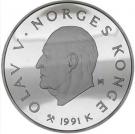 100 Kroner - Olav V (1994 Olympics - Speed Skating)