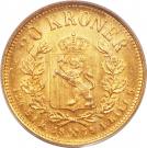20 Kroner - Oscar II