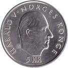 5 Kroner - Harald V (50th Anniversary - United Nations)