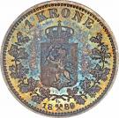 1 Krone - Oscar II