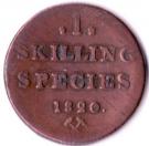 1 Skilling - Carl XIV