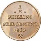 ½ Skilling - Carl XIV