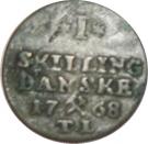 1 Skilling - Christian VII