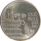 10 Kroner - Harald V (Ole Bull)